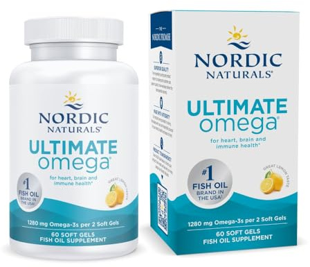 Ultime Omega, citron, 1000 mg, Gels 60 Soft - Nordic Naturals