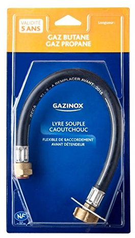 Gazinox - Lyre Butane/Propane Ecrou F20X150Mm Longueur 0.70M Garantie