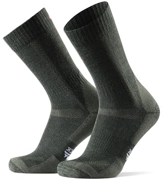 DANISH ENDURANCE Calcetines de Senderismo, Lana Merino, Antiampollas