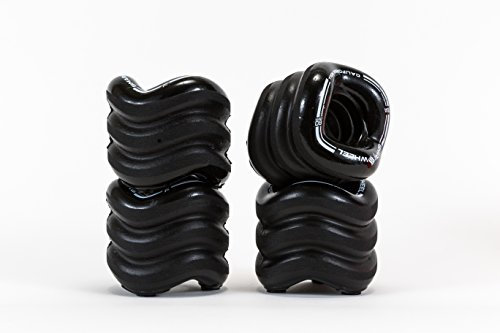 Skateboard-Rollen California Roll von Shark Wheel, 60 mm, Härtegrad 78 A, 4-er Set, schwarz