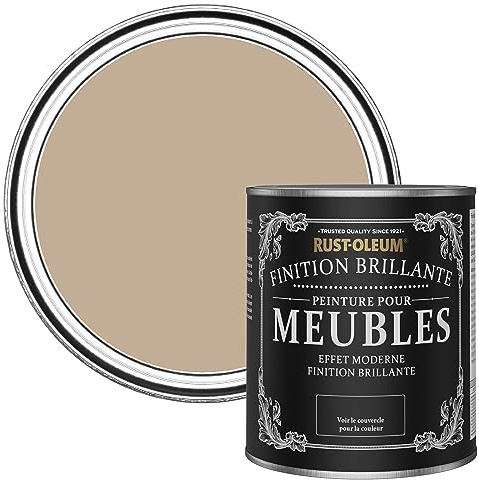 Rust-Oleum Brown Furniture & Skirting Board Paint in Gloss Finish - Salted Caramel Matt 750ml
