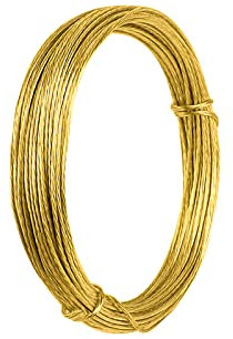 SAVITA 2,5m Bilder Aufhänge Draht, Bilder Aufhängen Draht Mehrsträngig Metall Drahtseil Fotoseil Picture Hanging Wire für Kunstwerke Spiegel Uhren (1,24mm)