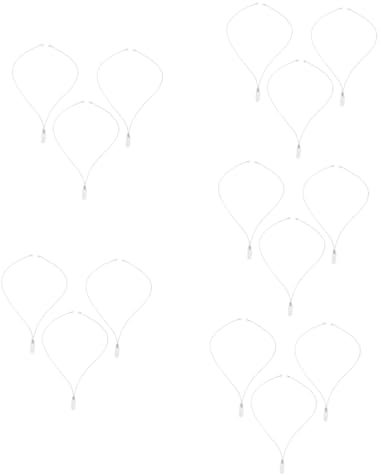 Healvian 15 Stk Anti-verlorenes Seil für Zubehör für Hörgeräteclip gegen Verlust Hörverstärker-Clip Hörgeräteträger -Clip Gehörschutz Halterung Abs