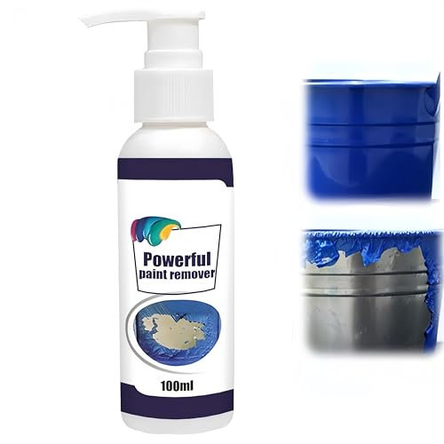 Sverniciatore ad alta efficienza, sverniciatore spray industriale potenziato 2025, sverniciatore spray in gel antigoccia per metallo, legno, mattoni, cemento (1 Pezzo)