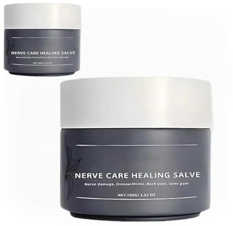 Baume Cicatrisant Nerfs, 2x100g Crème Apaisante Douleurs Nerveuses Neuropathie, Crème Apaisante Naturelle Nerfs Une Bonne Santé Nerveuse, Crèmes Professionnelles Soulagement Douleurs Nerveuses