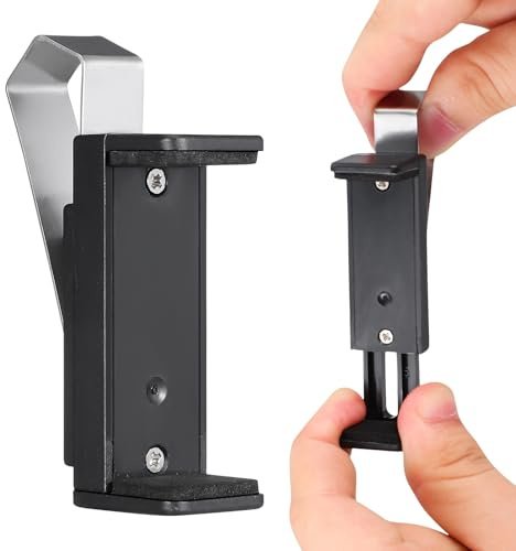 AKOOSY Clip para Visera Solar Compatible Casi Todos los Mandos a Distancia para Puerta de Garaje, Fácil Instalación, Material Abs y Acero Inoxidable, Adecuado para Coche y Estilo de Vida