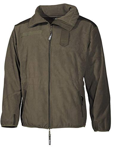 MFH Herren Fleece Jacke Alpin Wasser & Winddicht Atmungsaktiv, oliv, M