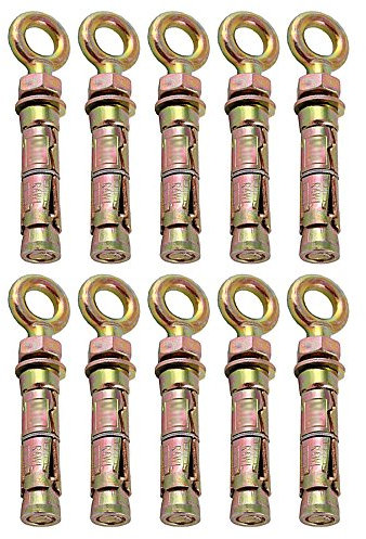 M10 Eye Bolt Shield Anchor - 10 Pack