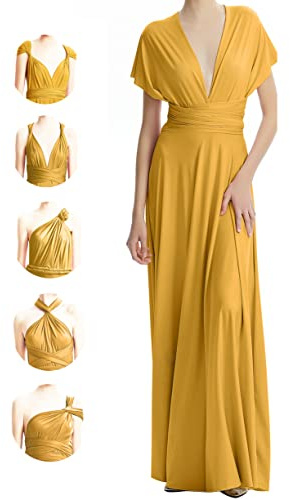 Vestidos multiusos con bandeau, vestidos multiusos para dama de honor, vestido convertible Infinity, vestidos de invitada de boda para mujer de talla grande, maxi de largo hasta el suelo, vestido
