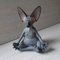 HeiHeiDa Meditierend Denkende Katze Buddha Meditation Statue, Sphynx Katze Meditieren Denkkatze Garten Outdoor Skulptur Dekoration Garten Outdoor-Skulptur Dekoration Multicolor