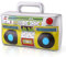 Esteopt Radio gonflable, Rock Star Toy, instruments de musique rétro, lecteur de haut-parleurs, jouets d'eau, vêtements, accessoires de fête, walkman, matériau PVC, petit, 42 x 28 cm