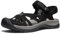 KEEN Women's Rose Sandal Black/Neutral Gray, 6.5