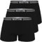 MUSTANG Herren-Pants 3er-Pack Single-Jersey schwarz Größe S
