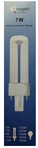 Energetic Lighting YDN7 U-lampadina G23 7W 350LM L = 137 millimetri - Risparmio energetico - lunga