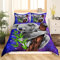 Tbrand Kinder Koala Bettwäsche Set 135x200cm Niedlicher Karikatur Zoo Tiermuster Bettbezug Set Für Jungen Mädchen Lila Blaue Galaxie Wildlife Betten Set Weiche Mikrofaser Mit 1 Kissenbezug
