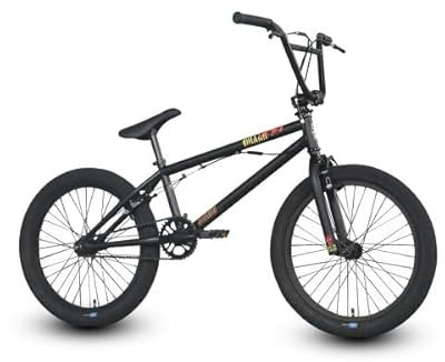 SIBMX Unisex – Erwachsene FS1 Draak BMX, matt Schwarz, 20 TT