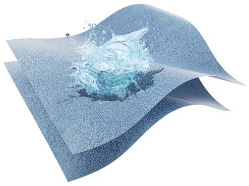 Mister Nick's Auto- & Fensterleder aus Mikrofaser XXL, 2er - super saugstark - saugt Wasser von Allen Oberflächen ist extra weich und reinigt kratzfrei alle Oberflächen