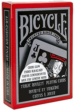 Bicycle 10015588 1018404 Tragic Royalty Leuchtende Spielkarten, Rot, Poker