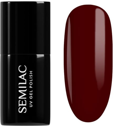 Semilac UV Nagellack 029 Espresso 7ml Kollektion Black&White