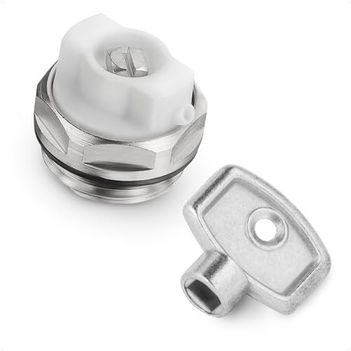 1/2 VALVOLA SPINA BLU MANUALE PER RADIATORE ARIA + CHIAVE