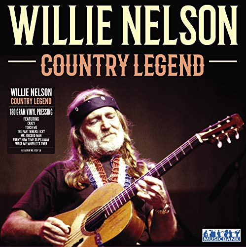 Willie Nelson-Country Legend, 12 Vinyl Record,180 Gram, Label: MUSICBANK