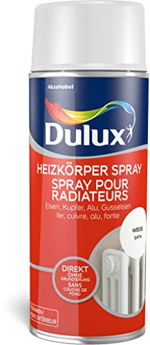 Dulux Fresh up Heizkörperfarbe Spray Matt, Jetzt wird's warm ums Herz, Weiß, 400 ml