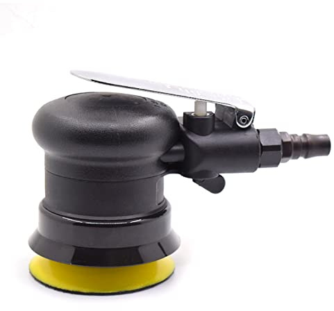 Air Palm Sander Random Orbital Sander Pneumatic Mini Polisher 3 inch 75mm Circle Round for Auto Body Woodworking DIY Finishing