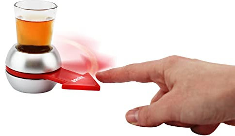 Winkee 17025 Spin The Shot Trinkspiele, Mehrfarbig, Einheitsgröße