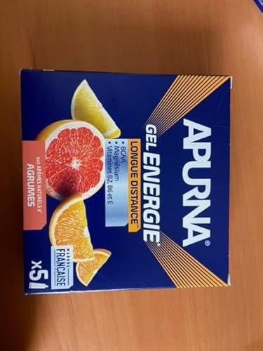 APURNA/Endurance/Pendant l'éffort/Gel Energie Longue Distance/Orange/Etui 5x35g