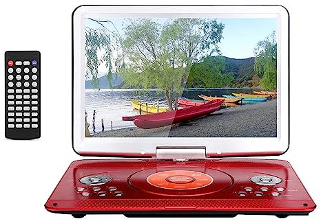 14,1-tums CD-spelare Hemma Bil DVD-spelare Hög bärbar mobil DVD-TV stöder flera uppspelningsformat,A