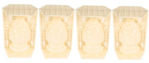 jojofuny Stampo Decorativo Per Ringhiera Da Balcone 4 Pezzi in Cemento Per Recinzione Ornamentale Ed Elegante