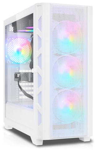 Gaming PC (Ryzen 7 5700G, Radeon Vega 8, Vega Grafik, 16 GB DDR4 RAM High Speed, 1TB NVMe SSD, Windows 11 Pro) RGB Gamer