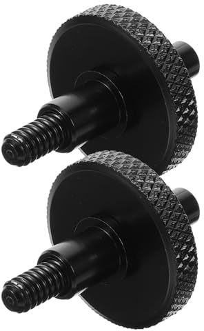 VANZACK Vite Regolabile per Ponte Diviso Contrabbasso Set da 1 Paio in Metallo Nero Accessori per Montaggio Ponte Parti di Ricambio per Strumenti a Corde Adatto per Esibizioni e Prove