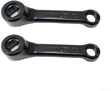 Ensemble de manivelles en fer noir pour vélos d'appartement, espacement de 102 mm, trou carré de 13 mm, paire de filetage 9/16 pour vélo d'appartement, équipement de remise en forme, composant de