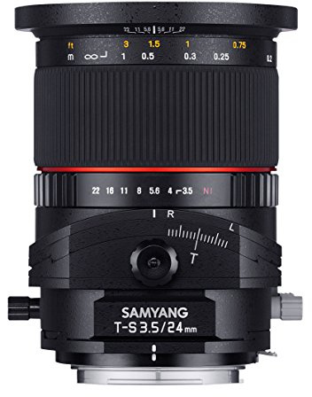 Samyang 24 mm F3.5 Tilt Shift Lens for Sony