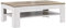 Couchtisch Duro 120 x 75 cm Dekor Pinie weiß/Eiche Antik