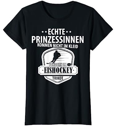 Echte Prinzessinnen Trikot - Eishockey Design Frauen Kinder T-Shirt