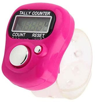Generic Portable Pedometer Counter, Small Finger Tally Counter, Held Hand, Fitness