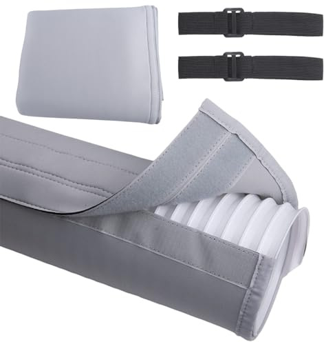 Copertura Tubo Condizionatore Aria, Copritubo Condizionatore con Fascia Elastica, Manicotto Isolato Protezione Solare Pieghevole per Tubi di Scarico CA da 5 e 5,9 Diametro