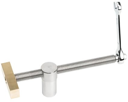 Tornillo de espiga fijo y accesorios de bloqueo, tornillo de banco de trabajo de trinquete de acero inoxidable para carpintería