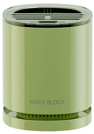 Soporte de bloque de cuchillos, portacuchillos de encimera de cocina, soporte de almacenamiento de cuchillos de encimera con bandeja de goteo, soporte de cubiertos de cocina para tijeras