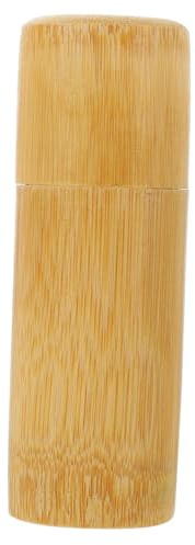OATIPHO Tarro Decorativo para Cerillas de Bambú Tapa, Porta Cerillas Multifuncional para Escritorio y Hogar, Verde