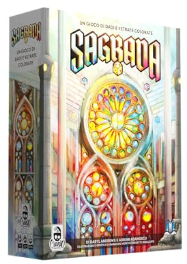 Cranio Creations - Sagrada, Seconda Edizione - Un gioco di Dadi e Vetrate Colorate – La Riedizione del Celebre Gioco da Tavolo per Famiglie - Età 10+ - Da 1 a 4 Giocatori - Edizione in Lingua Italiana