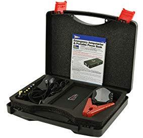 Streetwize - Portable Powerbank and Emergency Jump Starter - 3-in-1 charging cable - 12V vehicles with petrol engines up to 3000cc (3.0L) & diesel engines up to 2500cc (2.5L)