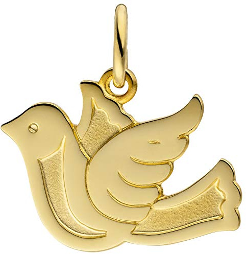 Jobo Damen-Anhänger Friedenstaube aus 8 Karat 333 Gold