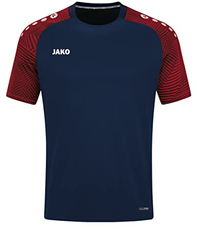 JAKO Herren T-Shirt Performance, Marine/Rot, L