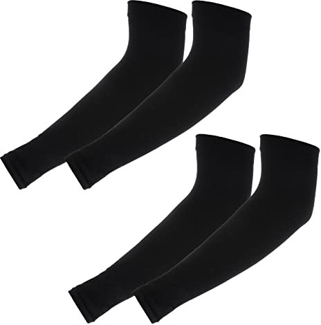 2 Pares Mangas de Brazos para Niños Mangas de Brazo Protección Solar Anti UV Manguitos Ciclismo Running Compresión para Niños Niñas