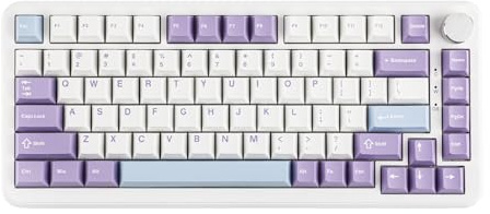 MechLands AK820 MAX HE Hall-Effekt Magnetic Gaming Keyboard, einstellbare Betätigung, 8KHz Polling Rate, Wired Rapid Fast Keyboard, Cremig, RGB, NKRO für Win/Mac, QWERTY (Weiß)
