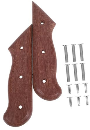 Gatuida Mango De Madera Para Cortador Empuñadura De Madera Ergonómica Agarre Cómodo Para Cuchillo Cocina Antideslizante Uso Cocina