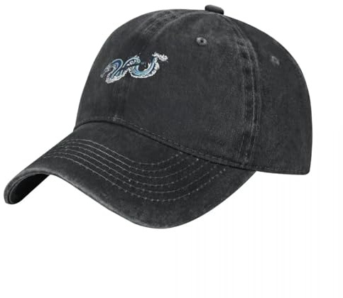Generico Dragon d'Acqua e la Spada di Tanjiro Cappellino da Baseball Cappello di Lusso Casco da Spiaggia Streetwear per Ragazze Uomini